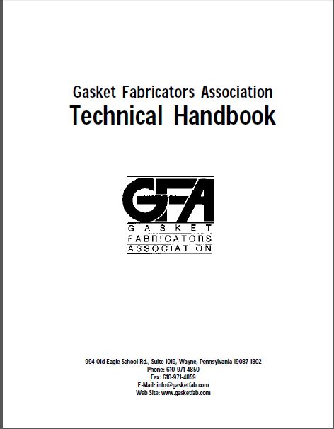 Gasket Fabricators Association Technical Handbook